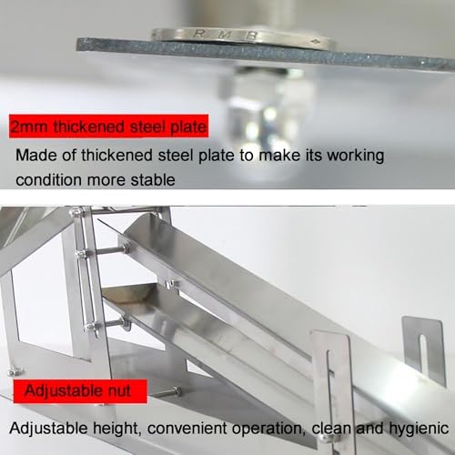 Egg Yolk Separator Machine, Adjustable Chute for 30kg/Hr Efficient Separation, Deflector Tray for Easy Use, Perfect for Bakeries & Home Cooking Enthusiasts