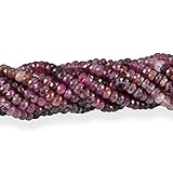 turmalina rosa valor Longitud del hilo: 10 cm. Vatslacreations - Cuentas de turmalina rosa facetadas de 5 mm con piedras preciosas de turmalina rosadas con microfacetadas, cuentas de turmalina rosadas de turmalina, 10 cm