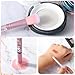 AOZUO 7 Pcs Makeup Brushes for Women, Cute Pink Makeup Brushes Crystal Sparkles Fan Blush Foundation Powder Lip Highlight Eye Shadow Eyebrow Brush Set With Sequins Handle Professional for Girl(Pink)