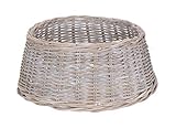 Christbaumständer Abdeckung aus handgefertigtem Rattan