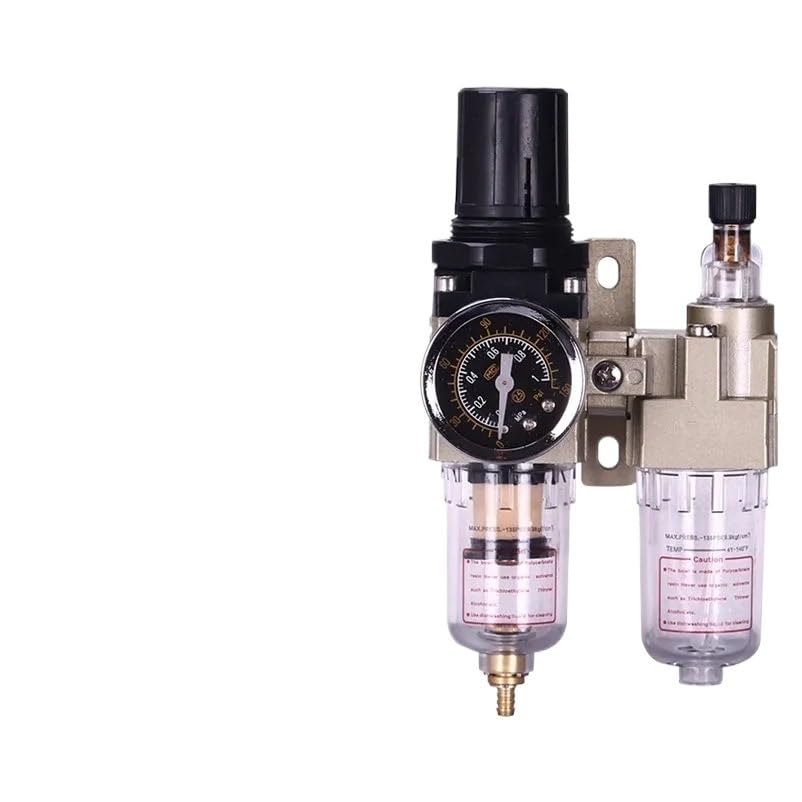 Air Pump Compressor Oil Filter Regulator Trap Pneumatic Water Separator Pressure Manual Drainage Supply AC2010-02 Type(AC2010-02 w PC10mm)