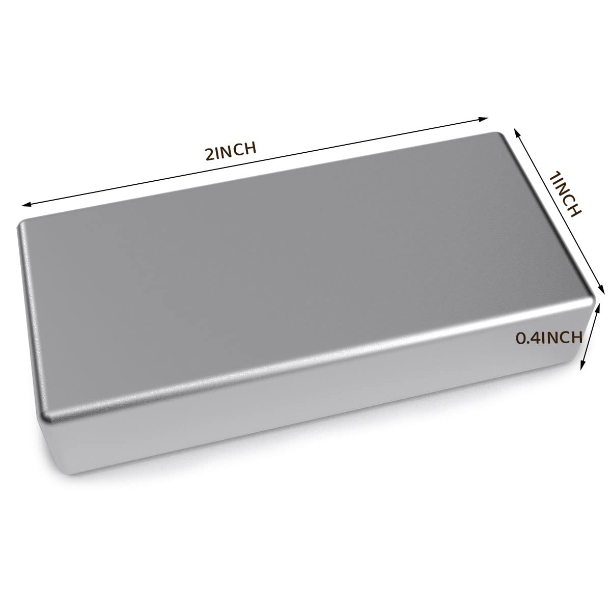 5 PCS Powerful N52 Neodymium Bar Magnets, Rare Earth Magnets Rectangular, 1.97 x 1 x 0.4 Inch