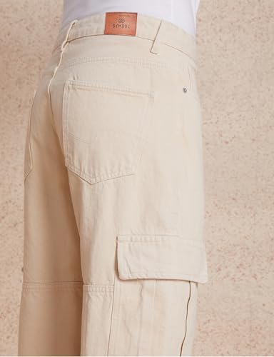 Image of Amazon Brand - Symbol Men's Baggy Cargo Jeans (Loose Fit | 100% Cotton)