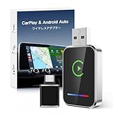 CarPlay ワイヤレス【ケーブルレス革命】MINI CarPlay/Android Auto ワイヤレス アダプター 自動接続 カープレイ 有線接続を無線化 安定性 純正有線CarPlay/Android Auto対応車用 技適認証済み image