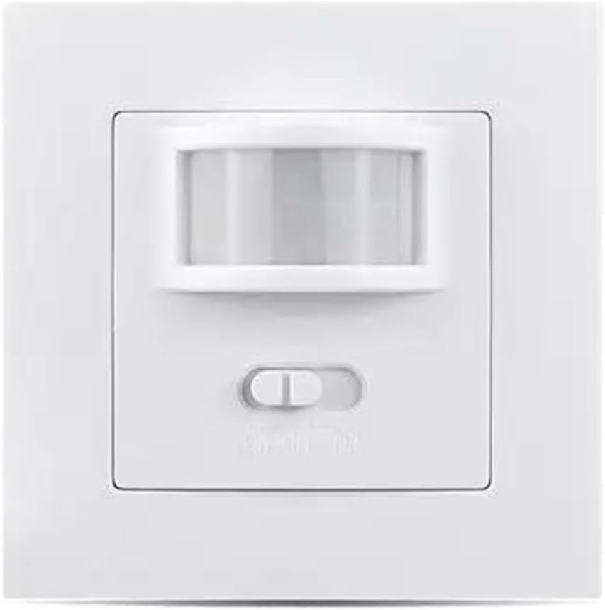 1pcs AC 110V 220V PIR Infrared Motion Sensor Wall Mounted Sensor Motion Light Switch ON/Off Automatic Recessed for LED Lamp Bulbs(3 Mode Sensor Switch)