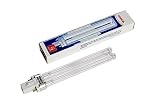 OSAGA UV-C Ersatzlampe, PL 13 Watt (Sockel G23) UVC Röhre-Lampe- 2Pinn - Gesamtlänge 18,5cm
