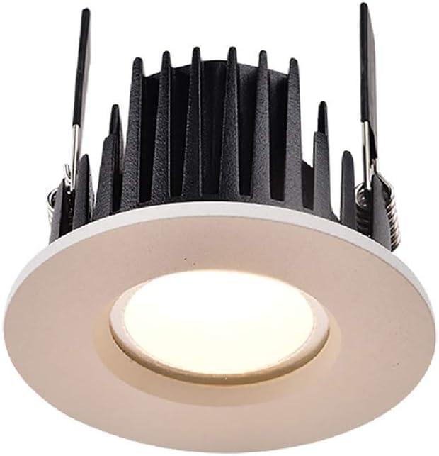 Plafonnier LED encastré mat et étanche pour une douche d'exception au design épuré