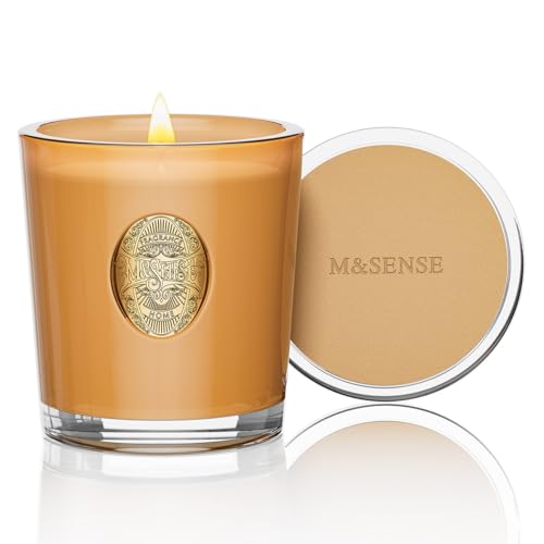 M&SENSE Candle Duftkerzen im Glas,290g Candle Duftkerze Natürliche Soja-Kerze,Bunte Kerzengeschenke für Frauen & Männer,Aromatherapie Kerze zur Entspannung,10.2 oz 55 Stunden Brenndauer