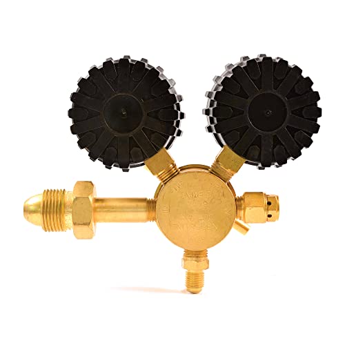 Uniweld RHP400 Nitrogen Regulator with 0-400 PSI Delivery Pressure, CGA580 Inlet Connection and 1/4-Inch Male Flare Outlet Connection - Image 5