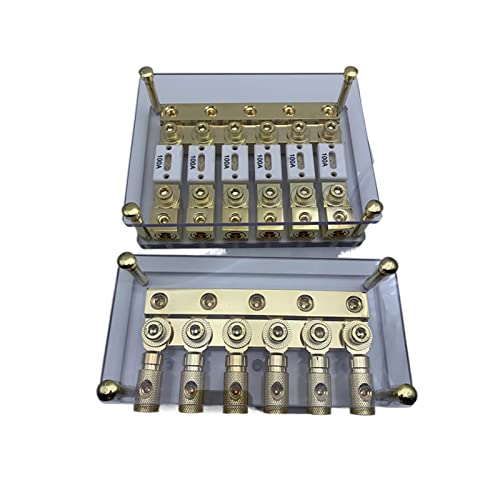 Porte-fusibles car audio 6 voies avec isolation thermique pour sécuriser le câblage de voiture