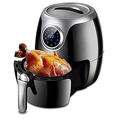 JIEZ Heißluftfritteuse für den Heimgebrauch 8-Liter-Fritteuse mit 7 voreingestellten Menüs, digitalem LED-Touchscreen…