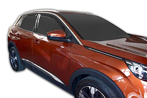 Deflettori D'Aria Per Peugeot 5008 2010-2017 - Set 4 Pezzi Antipioggia E Antivento - Foto 12