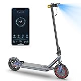 NAVIC Electric Scooter Adult, 19 Mph, 21 Miles, Foldable E-Scooter for Adults, Escooter Adults with App Control, Double Suspension with Turn Signal Light, Dual Braking (T5PRO-Dual Suspension)