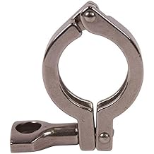 Sanitary Clamp | 1.5 inch Single Hinge - Stainless Steel SS304 - Glacier Tanks - 5 Pack