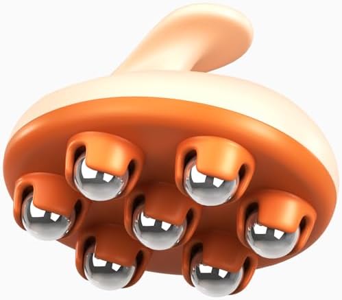 Lymphatic Drainage Massager with Cooling Steel Rollers for Body S...