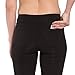Fishers Finery Women's Bootleg Yoga Pant; Back Pockets (Black, XS Tall)