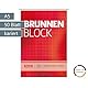 Brunnen 1052428 Briefblock / Schreibblock / Der Brunnen Block (A5, kariert, 50 Blatt, 70 g/m²)