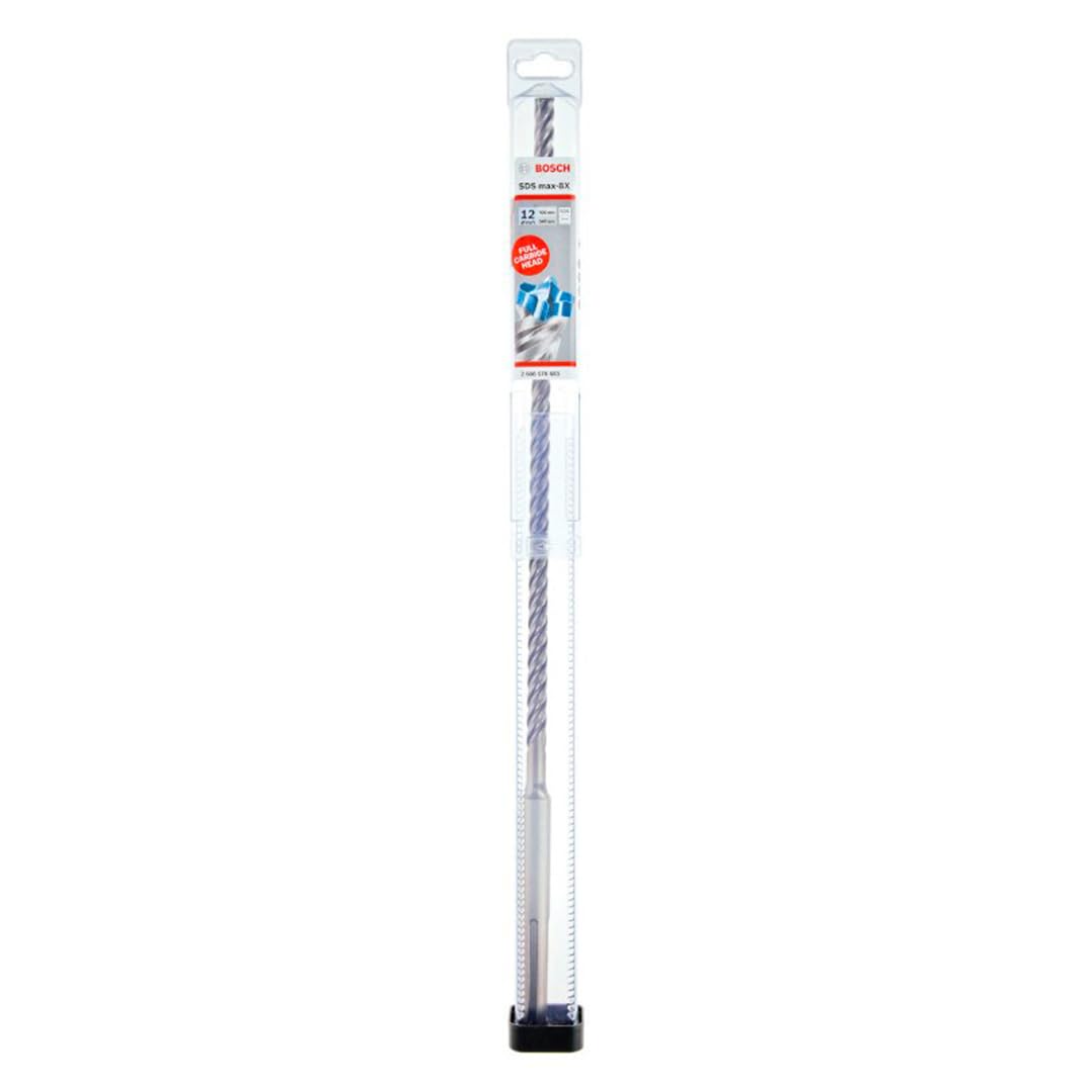 Bosch Professional Broca para martillo perforador SDS max-8X (diámetro: 12 mm, longitud de trabajo: 400 mm)
