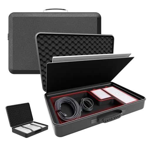 ToKismet Starlink Standard Gen 3 Carrying Case – Lightweight Travel Organizer Bag for Dish & Accessories | Portable Dustproof Nylon Storage with EVA Compartments & Shockproof Protection