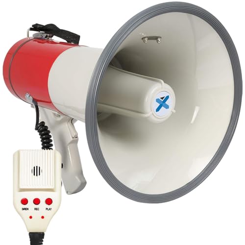 Vonyx MEG050 Megafon mit Sirene und Mikrofon 50 Watt