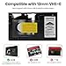 2025 New VHS-C Adapter, SVHS VHS-C to VHS, with Voltage Stabilization Circuit, Suitable for VCR Players, Not Compatible with 8mm/Hi8/Mini DV Tapes (V100N)