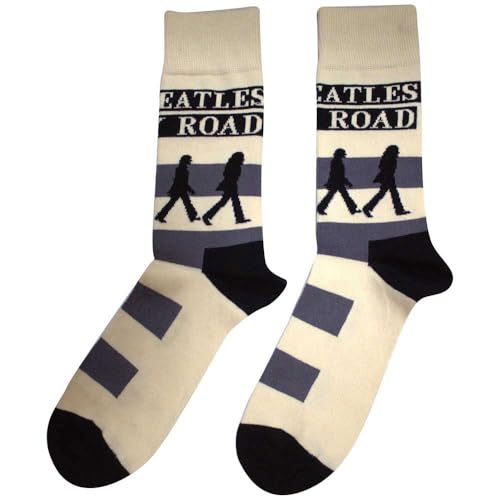 Rock Off officially licensed products The Beatles Abbey Road Crossing Ankle Socks Size One Size - Les Beatles, Paul McCartney, John Lennon, RIngo Starr, George Harrison Rock Off officially licensed products The Beatles Abbey Road Crossing Ankle Socks Size One Size – Image 3