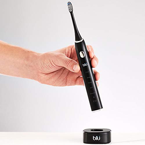 Blu Smart Electric Toothbrush, Sonic Power Toothbrush With Interactive Live Tracking App For Adults (Black) #TOP3