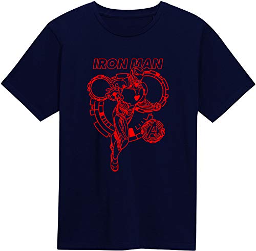 JTECHPrinted Lion King 100% Cotton Bio-Washed T-Shirts for Men & Women Blue