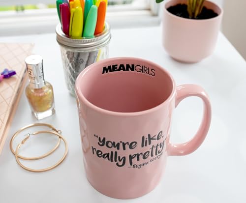 Taza de cerámica rosa de 18 onzas Silver Buffalo miniatura 4