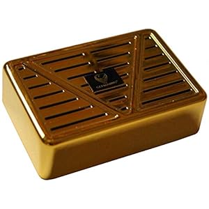 GERMANUS Premium Humidor Befeuchter Quad Gold inkl. Halterung und Anleitung