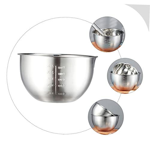 UPKOCH 3Pcs Tigela Batedor De Ovos Tampa Tigelas De Metal Tampas Tigelas De Salada Tampas Panela De