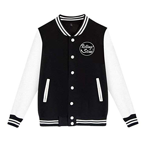 The Beatles Men\'S And Women\'S Unisex Plus Fleece Baseball Uniform, Outdoor Avant-Garde Fashion Jacket, Stand-Up Collar/Pocket/Loose And Elastic, Wearable In Spring, Autumn And Winter