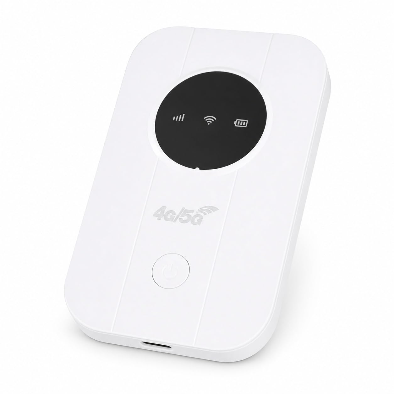 Dispositivo Hotspot Mobile WiFi 4G/5G, WiFi Portatile per Viaggi, 300 Mbps Hotspot Ad Alta velocità 4G con Slot per Schede Micro SIM (non incluso), Supporto 10 Dispositivi,