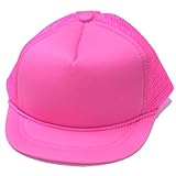 Baby Infant Blank Mesh Trucker Hat Cap Newborn Neon