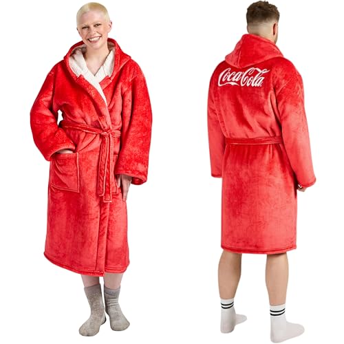Robe de chambre Peignoir Coca-Cola Sherpa XL : votre allié pour des dimanches cocooning
