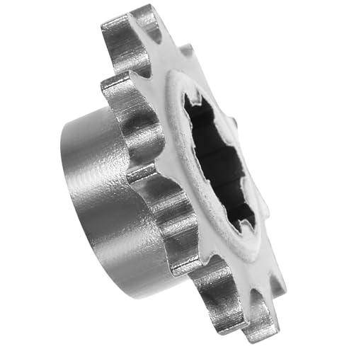 Cabilock Piñón Delantero Metálico de Dientes para Bicicleta Motorizada Compatible con Motor Tiempos Engranaje de Transmisión Preciso para Cadena