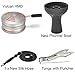 Kitosun Upgrade Cube Hookah Set - Complete Acrylic Hookah with Everything Include Aluminum HMD Silicone Phunnel Bowl Charcoal Tongs Remote LED Light One Silk Hose for Better Shisha Narguile Smoking