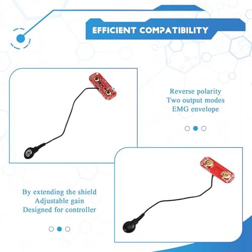 Sensor muscular Muscle Sensor -13723 con indicador LED, ganancia ajustable y diseño wearable miniatura 2