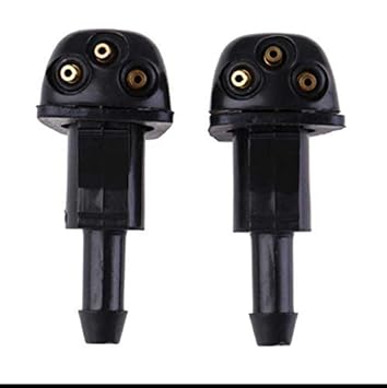 Auto-Ex Pack of 2 Front Windshield Wiper Spray Water Nozzle Washer Jet Compatible Compatible/Replacement for Alto/Wagonr Type