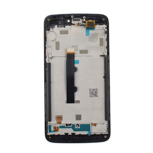 Image of LCD Touch Digitizer Screen Assembly with Frame Replacement for Motorola Moto C Black