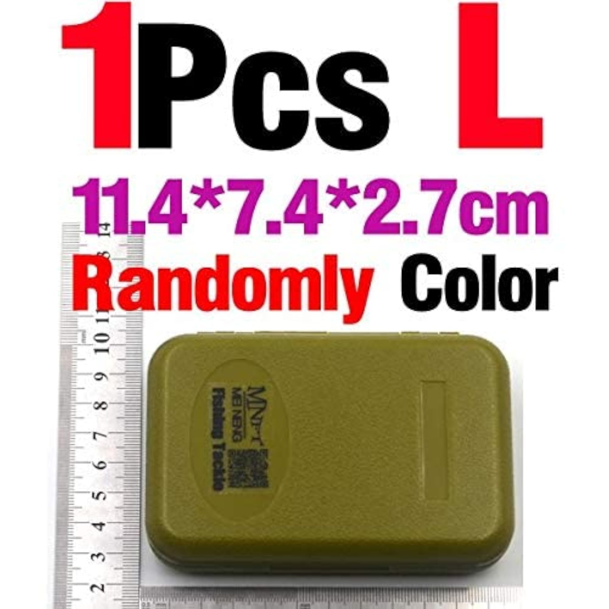 ABS Foam Fly Fishing Flies Box, Random Color