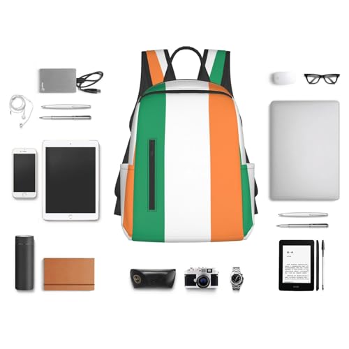 Sac à dos tricolore irlandais noir ultra léger taille unique