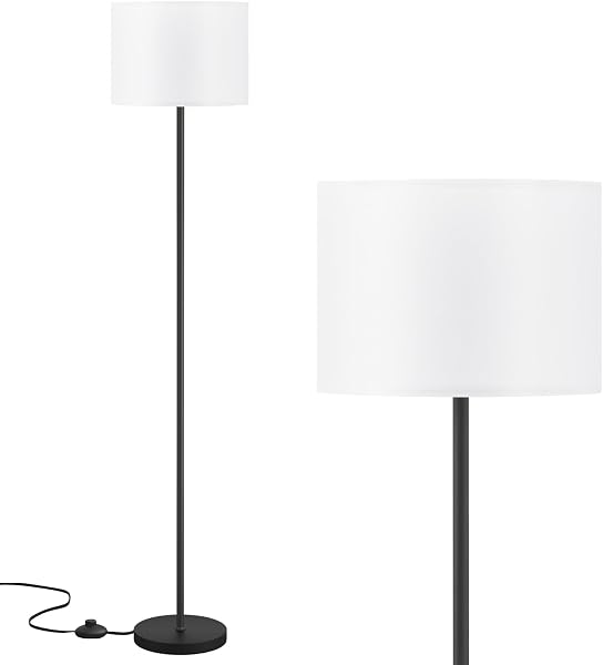 Simple, Affordable, and Foot-Pedal Convenient: The Ambimall 60" Modern Floor Lamp