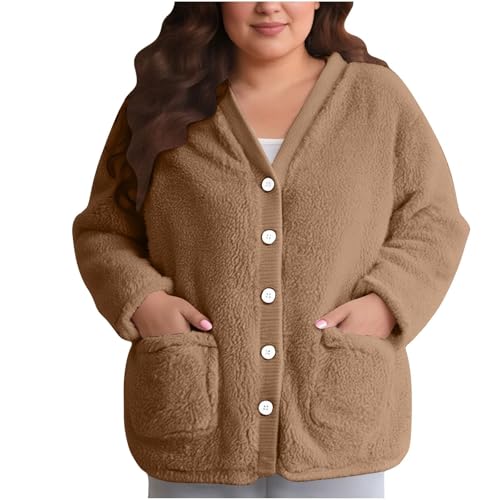 Veste polaire de nuit haut de gamme en peluche épaisse marron S