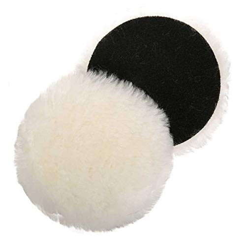 MATCC 5 Pcs 6 Inch Polishing Buffer Wool and Wheel Polishing Pad Woolen Polishing Waxing Pads Kits with M14 Drill Adapter