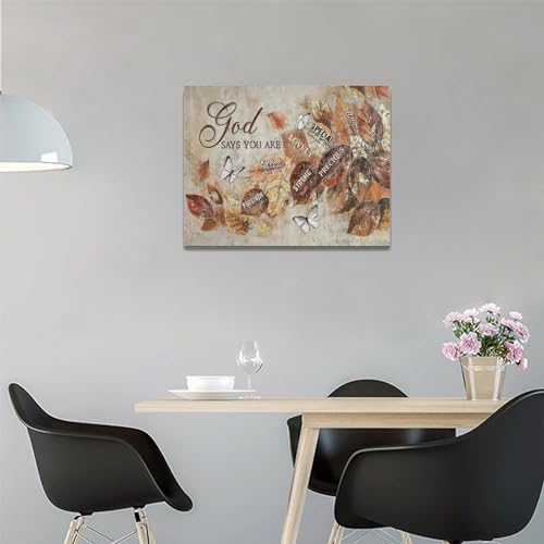 yerretin-Fall-Christian-Leaves-Wall-Art-Autumn-Religious-Pictures-Wall-Decor-Rustic-God-Says-Canvas-Painting-Modern-Artwork-Home-Decoration-for-Living-Room-Bathroom-Bedroom-Office-Framed-16×12 yerretin Fall Christian Leaves Wall Art Autumn Religious Pictures Wall Decor Rustic God Says Canvas Painting Modern Artwork Home Decoration for Living Room Bathroom Bedroom Office Framed 16×12