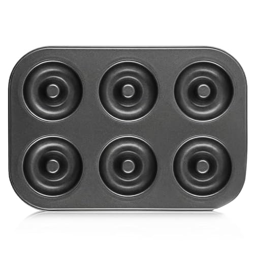 Generisch Donut | Acero al Carbono Antiadherente Reutilizable - Molde para Donut Agujero para Pasteles,para Pasteles,para Pasteles,para Postres Casa,Apartamento,Restaurante Cumpleaños Celebración