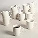 Gibson Home Great Essentials 12 Ounce Porcelain Coffee Mugs - Set of 12 - Cups for Latte, Hot Tea, Cappuccino, Mocha, Espresso, Cocoa