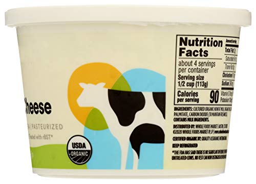 365 By Whole Foods Market, Cottage Cheese Low Fat Organic, 16 Ounce #TOP1