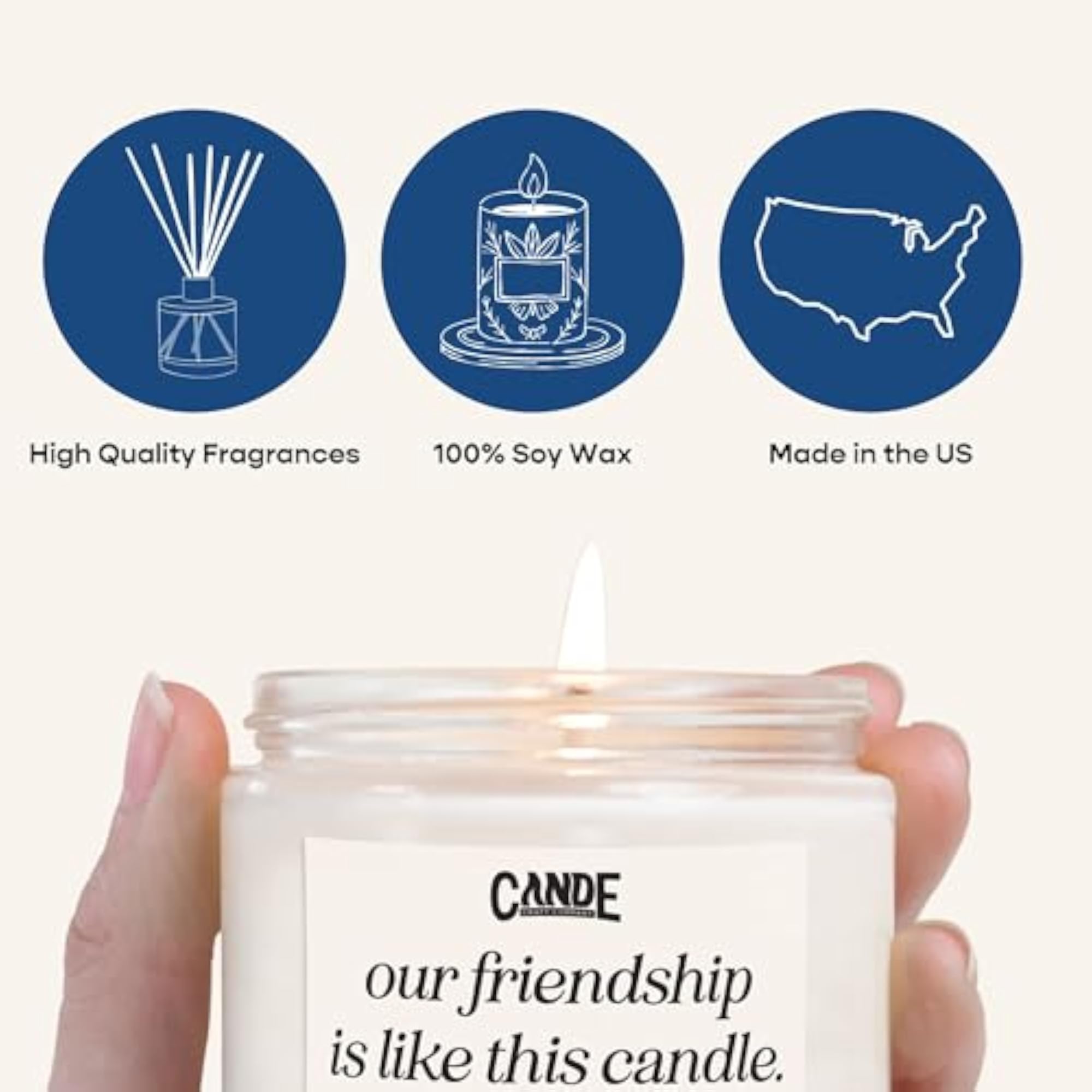 Smells Like Damon Salvatore Candle Gift, Bourbon + Vanilla